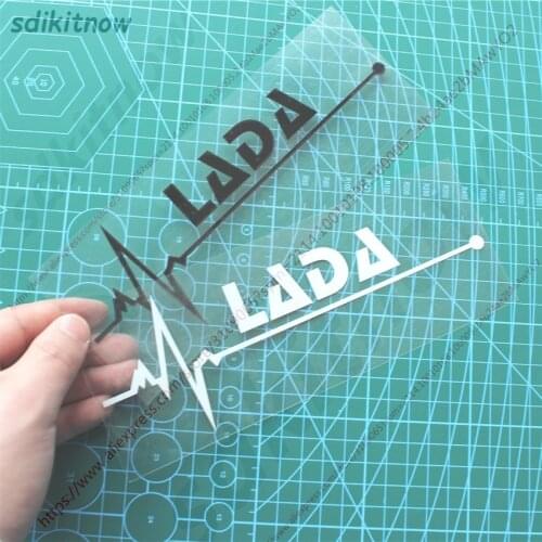 New Heart Car Decal Sticker Styling Windows Door Decoration For Lada niva kalina priora granta largus vaz samara accessories