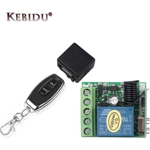 New 433 Mhz Remote Controls RF Transmitter With Wireless Remote Control Switch DC 12V 1CH Relay Receiver Module