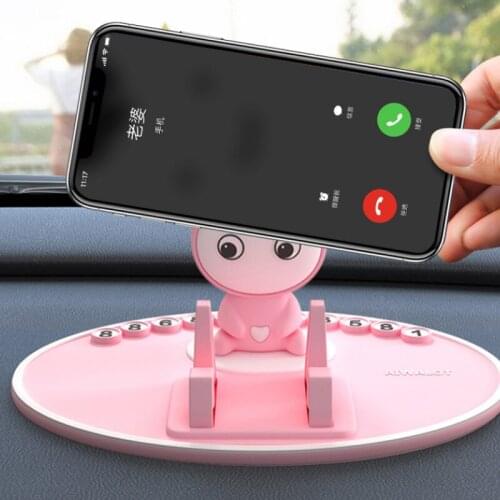 Onefire Phone Stand Holder For Car Mobile Phone Holder Stand Bracket Non-Slip Navigation Holder For Iphone Samsung Xiaomi