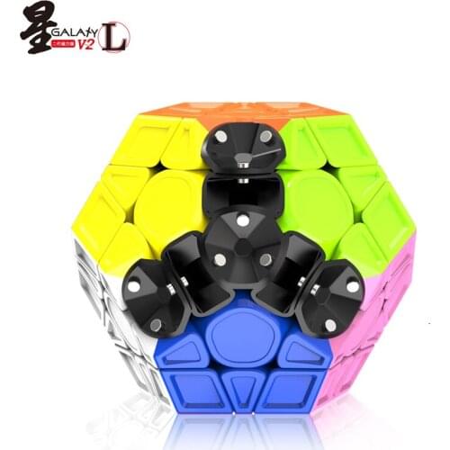 Qiyi Mofangge XMan Galaxy V2M Cube Megaminxeds Magic Cubes Regular Magnetic Speed Puzzle Professional Magico 12sides Cubo