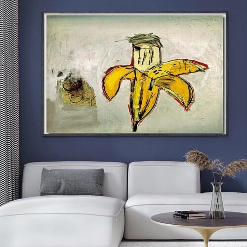 SP030 Silk Cloth Wall Poster Graffiti painted Art Home Decoration Gift