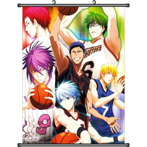 Japan Anime Kuroko no Basketball Kise Ryota & Yukio Kasamatsu & Takao kazunari & Aomine Daiki Home Decor Wall Scroll Poster