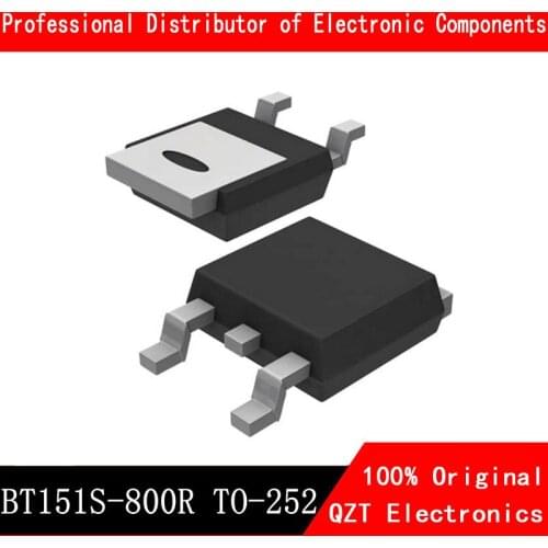10pcs/lot BT151S-800R TO252 BT151 800R TO-252 BT151S-800 DPAK BT151S 800R SMD new original