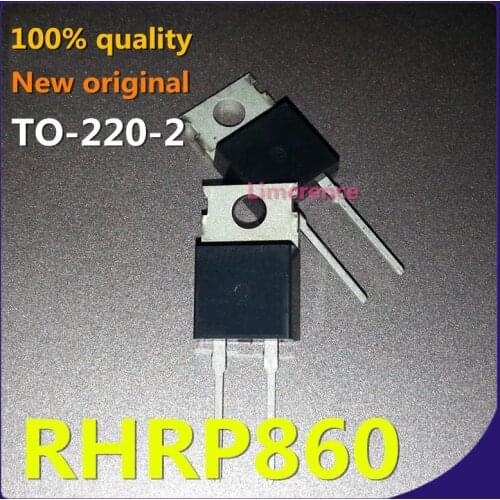 100% nuevo 50 unids/lote original diode RHRP860 RHR860 8A 600V TO-220 Transistor