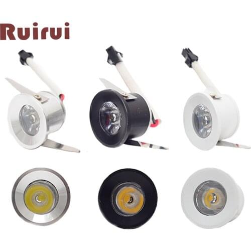 Wholesale 100pcs/lot Dimmable1W/3W mini led ceiling downlight Mini led cabinet light AC85-265V white or Warm white