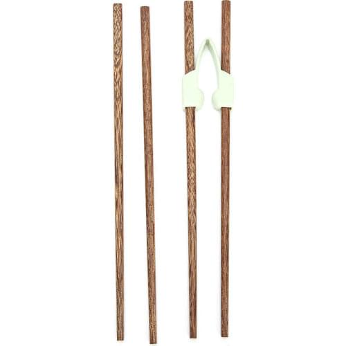 4pcs Elderly Eating Aids Anti-Slip Chopsticks Training Chopsticks Learning Chopsticks For Adult Beginners Children