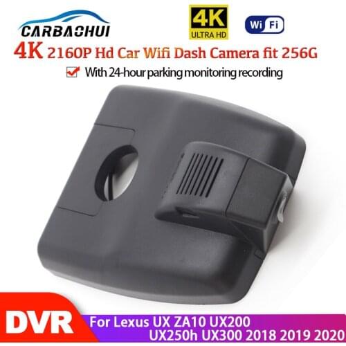4K Car Wifi DVR Dash Cam Digital Video Recorder APP Control high quality HD For Lexus UX ZA10 UX200 UX250h UX300 2018 2019 2020