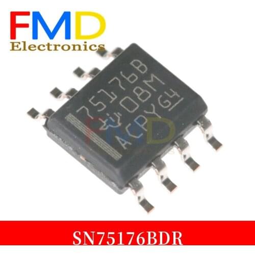 New agent SN75176BDR printing 75176 b patch SOP - 8 differential bus transceiver IC