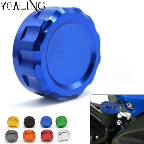 Motorcycle Accessories GSX-R750 Motorcycle CNC Rear Brake Reservoir Cover Cap For SUZUKI GSXR 750 2011 2012 2013 2014 2015 2016