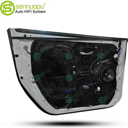 Sennuopu Automotive Sound Deadener Thermal Vibration Insulation Acoustic Car Soundproof Cotton Noise Insulation for 4 Doors
