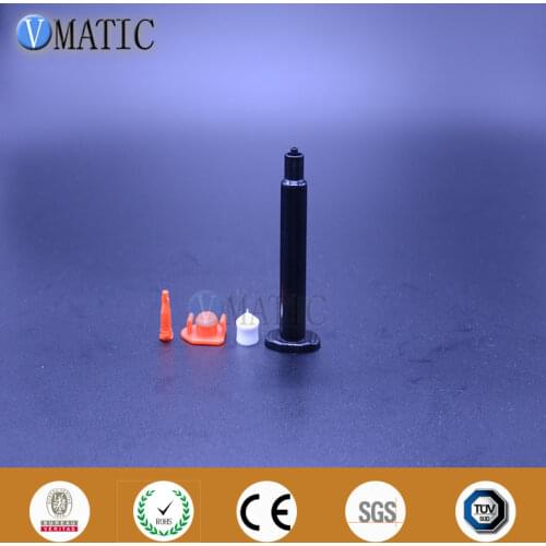 Free Shipping Wholesale 2,500 Sets 3cc/ml UV Black Adhesive Syringe Barrel Liner With Piston & Stoppers