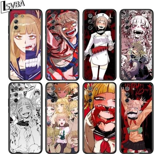 Anime Toga Himiko for Samsung Galaxy S21 Ultra Plus Note 20 10 9 8 S10 S9 S8 S7 S6 Edge Plus Black Phone Case