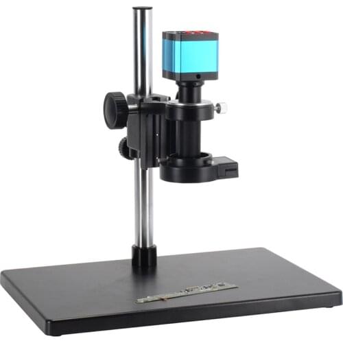 Hayear 14MP Microscope Camera HDMI USB Digital Industrial Camera 120X Zoom Lens Wide Woking Distance for PCB Repair Soldering