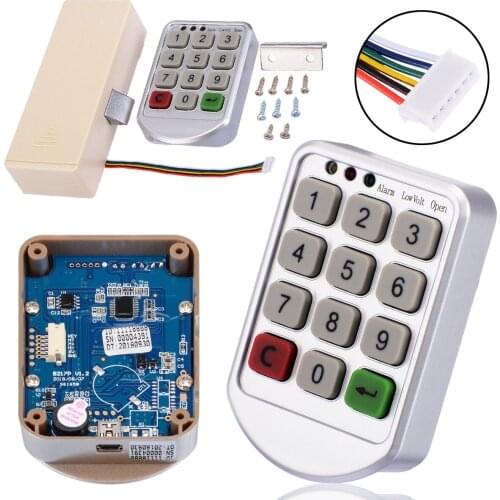 Electronic Digital Password Lock Digital Keypad Number Door Lock Cabinet Code Password Combination Locks