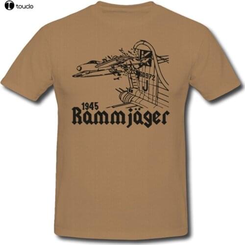 T-Shirt 2019 Fashion Men Hot Sale Men T Shirt Fashion Rammjager Luftwaffe Wk 2 Kamikaze Short Sleeve