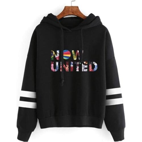2021 Now United - Better Album Hoodie for Women Better Now United Lyrics Pullover Girl Kawaii Harajuku Tracksuit Plus Size 4XL