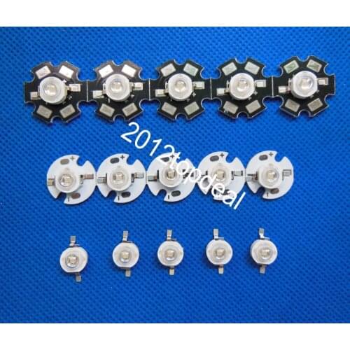 HOT 3W High Power UV ultraviolet 395-400nm LED Lamp Light 5 10 50 100 pcs