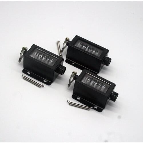 D67-F-C 5 digit counters D94-S 6 digit countersBlack Casing Mechanical Pull Stroke Counter manual counter