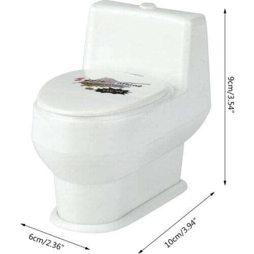 Mini anti stress toys Funny Prank Squirt Spray Water Toilet Closestool Joke Gag
