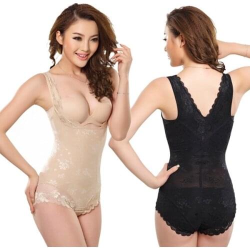 New Women Plus Size Tummy Control Underbust Slimming Bodyshaper Shapewear Magic Slim Lift Buttock Suits Underwear Waist Cinchers