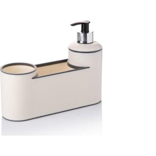 Sink Organizer Liquid Soap Dispenser Sponge Holder