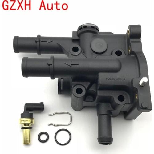 Plastic Thermostat Housing Cover Engine Cooling Water Sensor For Chevrolet Cruze Opel Zafira Astra Epica 96984103 96817255