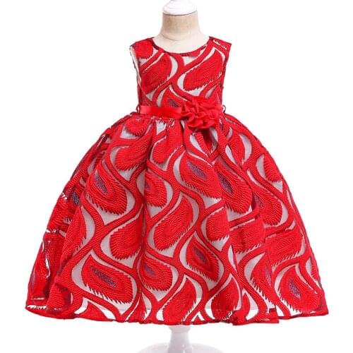 Girls Dress Summer Flower Dress For Girls Birthday Gift Costume Princess Dress Toddler Girl Formal Dresses Children Clothing