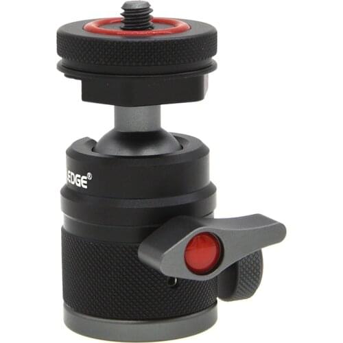 Mini Full Metal Panoramic Spherical Gimbal Cold Shoe Clip Conversion Ball Head Table For Micro SLR Microphone Light Tripod Head