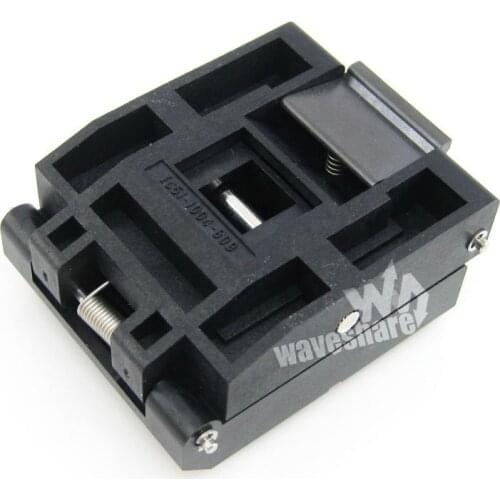 QFP100 TQFP100 FQFP100 PQFP100 IC51-1004-809 Yamaichi QFP IC Test Burn-in Socket Programming Adapter 0.5mm Pitch