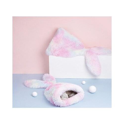 Mermaid Cat Sleeping Bag Pet Mats Cat Sleeping Nest Winter Warm Super Small Dog Nests Dog Mat Nests Pet Supplies