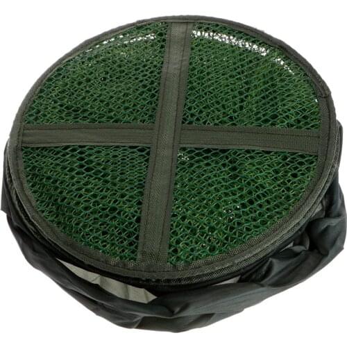 Collapsible Fishing Basket Dip Net Fishing Cage 33cm to Keep Fish Alive in the Water Fishing Accessories Tool