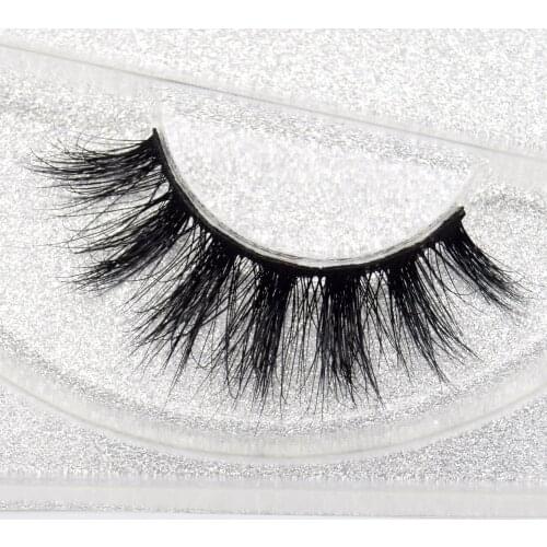 Visofree Mink Eyelashes 3D Mink Lashes Handmade Full Strip Lashes Medium Volume False Eyelashes makeup eye lashes D121