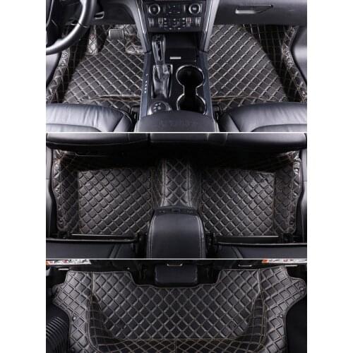 High quality mats! Special car floor mats for Ford Explorer 7 seats 2019 waterproof carpets for Explorer 2018-2011,Free shipping