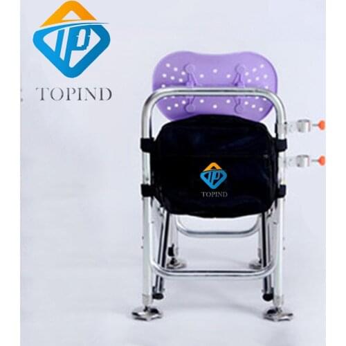 2pcs Aluminum Alloy Folding Fishing Chair Full Magnetic Bait Stool Multifunctional