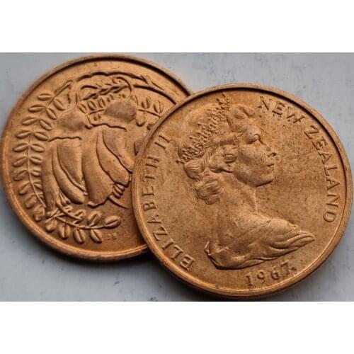 20mm New Zealand ,100% Real Genuine Comemorative Coin,Original Collection