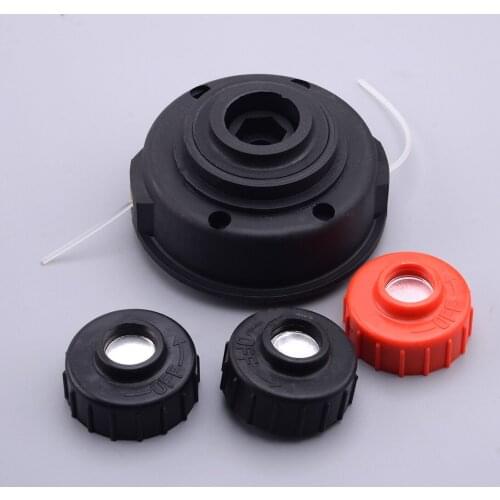 4pcs Strimmer Trimmer Head Spool Line Assembly Kit Accessories Fit for Qualcast GDB30B Thread M8x13mm