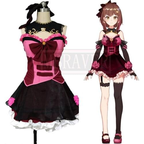 Anime VTuber Hololive VirtuaReal Nanam SJ Lovely Dress Uniform Party Suit Cosplay Costume Outfit for Halloween Carnival Party