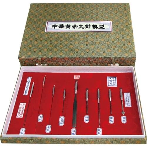 9 Pcs Ancient Needles Display Acupuncture Ancient Needle