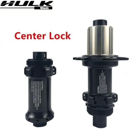 HULKWHEELS Disc Brake Center Lock Enduro ABEC 5 Bearing Front 12x100mm Rear 12x142mm 24-24 Holes For Road Disc Wheelset Cycling