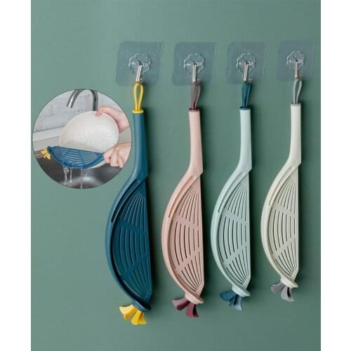 Multifunctional Stirring Fruit Washing Machine Hanging Rice Washer Kitchen Tool