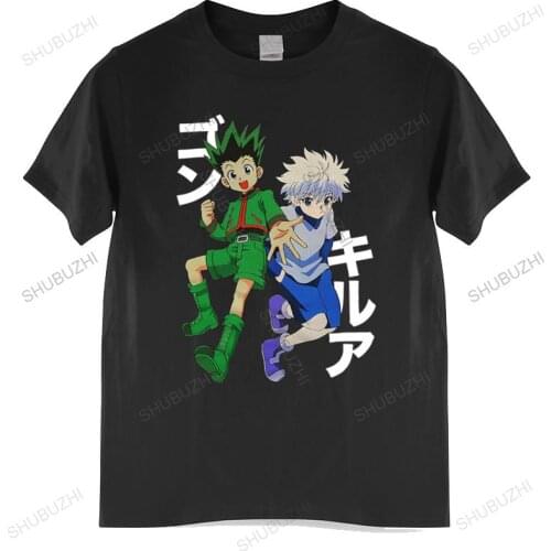 Men Cotton T Shirt Summer Brand Tshirt Men T Shirt Personalized for Hunter X Hunter brand tee-shirt homme tops