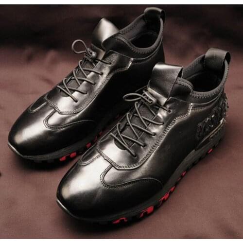 2019 The New Listing Sports Run Sport Shoes For Men Casual Fashion Brand Genuine Leather Sport Shoes