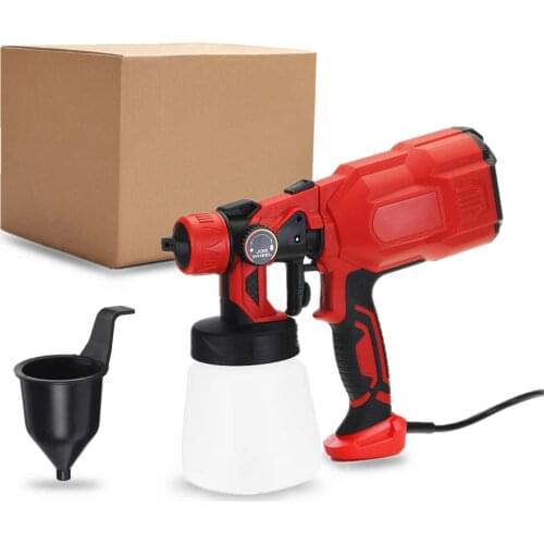 1000W Electric Spray Gun 3 Nozzle High Pressure Paint Sprayer Large Capacity Flow Control Household DIY Paint Tool 110-230V