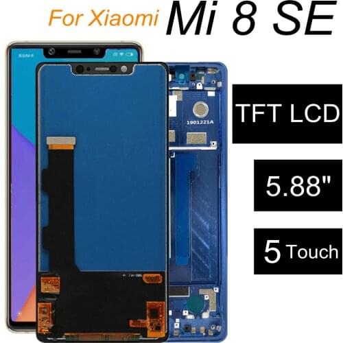 TFT LCD For Xiaomi Mi8 SE Mi 8 SE LCD Display Touch Screen Digitizer Assembly Replacement For Phone Xiaomi MI8SE LCD 5.88"