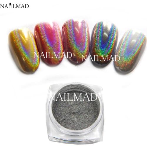 0.5g/box Rainbow Pigment Duochrome Pigment Holographic Unicorn Powder Hologram Mica Rainbow Holographic Powder