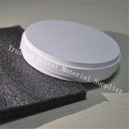 1 Piece HT ST OD98*22 /25 MM CAD/CAM Wieland System Dental Zirconia Ceramic Blocks for Making Porcelain Dentures Prosthesis