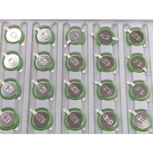 10pcs/lot New For Panasonic BR1632A 3V with SMD Foot Button Wide Temperature BR1632A/FAN Battery 125 Degree High Temperature