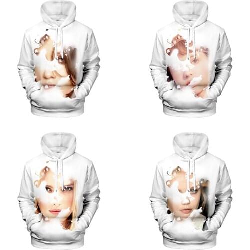 3d Hoodies Pullover Kawaii Cute Face Costume Fashion Street Hip Hop Men Women Hoodie Hoody Long Sleeve 3D Hooded Sweatshirt Tops