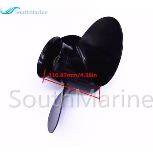 48-897750A11 9.25X9 P Aluminum Propeller For Mercury 9.9-20HP Boat Outboard Motor