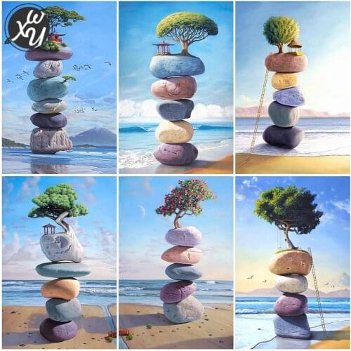 Diamond Painting Landscape Full Drill Cross Stitch Kits Diamond Painting Accessories 5D Diamond Art Kits for Home Family Decor